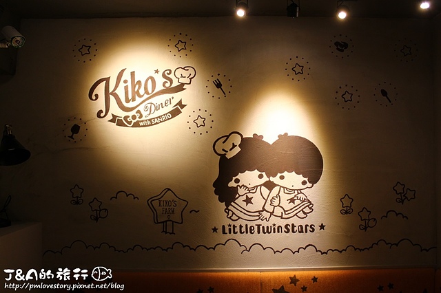 【捷運忠孝敦化】Kiko’s Diner 夏威夷漢堡排飯專賣店–卡哇伊的三麗鷗卡通主題美式餐廳!