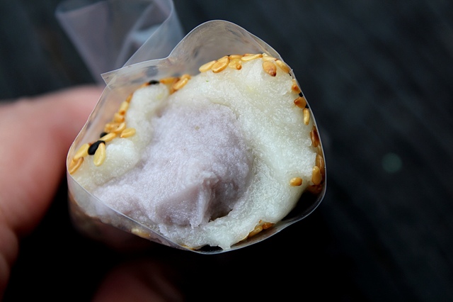 【宜蘭車站】游家麻糬米糕–手工Q軟麻糬搭配香甜地瓜和芋泥!