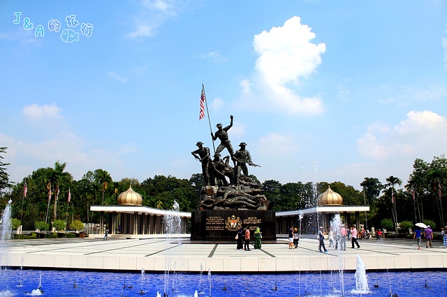 【馬來西亞旅遊❤吉隆坡一日遊景點】國家皇宮 Istana Negara + 國家英雄紀念碑 National Monument + 獨立廣場周邊景點 Merdeka Square。吉隆坡旅遊景點推薦/吉隆坡婚紗拍攝景點推薦